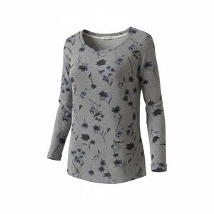 Bearsland Woman Nursing Top Soft, Cozy Long Sleeve w Cuff and Cut Out Large EUC